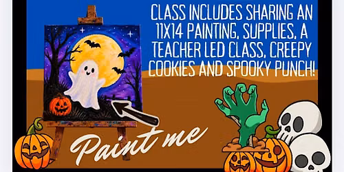 October Mom & Me Paint Class at Market District Strongsville