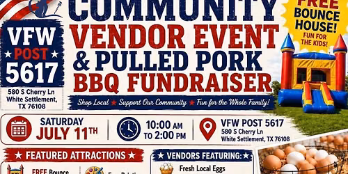 FWAAA at VFW Post 5617 Community Vendor Event