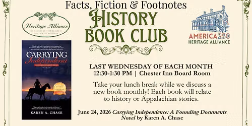 Facts, Fiction, & Footnotes: History Book Club