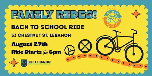 Family Rides : Back To School Ride