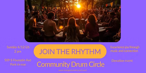 Join the Rhythm : Springfield Ohio  Community Drum Circle
