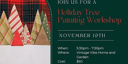 Holiday Tree Painting Workshop