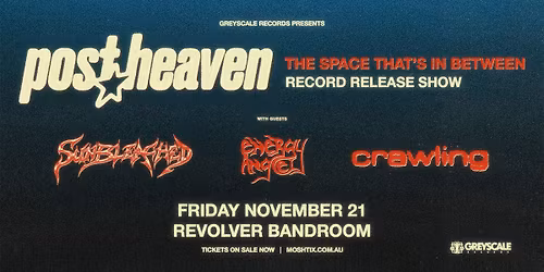 Post Heaven - 'The Space That's In Between' Record Release Show