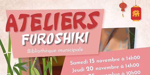 Atelier cr\u00e9atif de furoshiki 