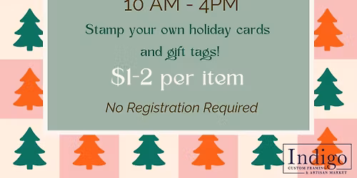 Holiday Card & Gift Tag Make and Take