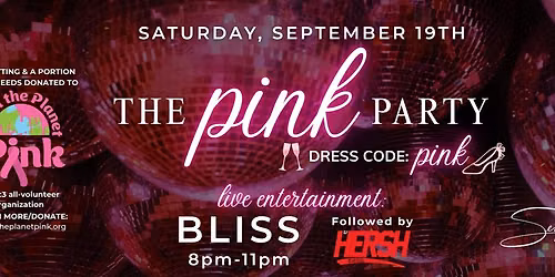 \ud83c\udf80 A\u2019tera 519 & Sergei\u2019s Live Pink Party \ud83c\udf80 Benefitting Paint the Planet Pink