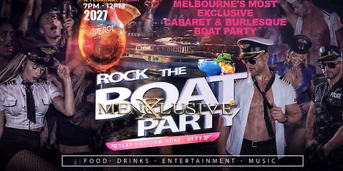 Rock The Boat Uniform Party | MenXclusive 12 Feb
