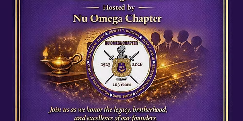 Founders Day Luncheon Hosted by Nu Omega Chapter