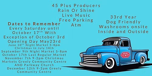 Saturday Farmers Market