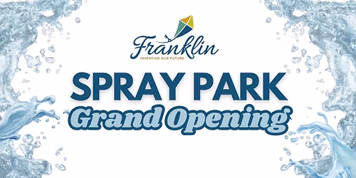 Spray Park Grand Opening