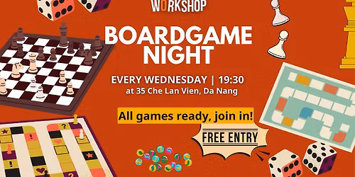 Wednesday Boardgame Night @ The Workshop