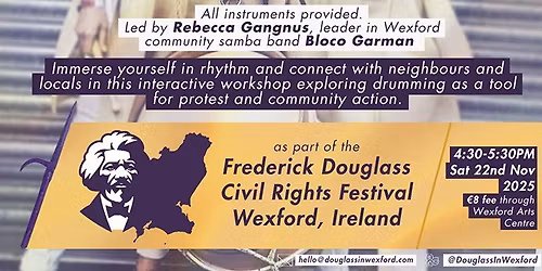 Frederick Douglass Festival - Drumming up Support Workshop