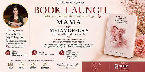 \u2728 BOOK LAUNCH | MAM\u00c1 EN METAMORFOSIS \u2728 La maternidad real acompa\u00f1ada