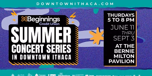 Beginnings Summer Concert Series in Downtown Ithaca