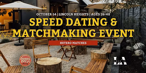 Speed Dating | Lincoln Heights | Ages 26-40