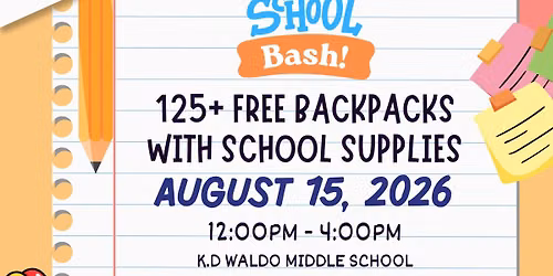 2nd Annual Back to School Bash
