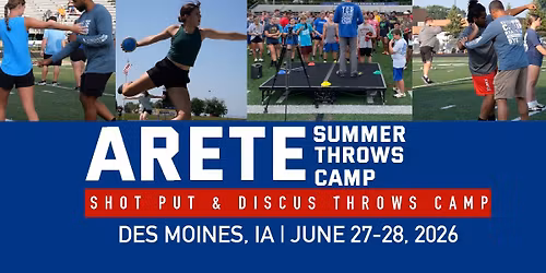 Shot Put & Discus Throws Camp- Des Moines, Iowa