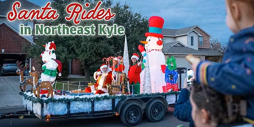 Santa Rides in Northeast Kyle