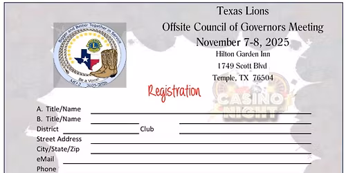 2025 - 2026 Second Council of Governors Meeting