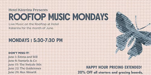 Rooftop Music Mondays