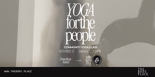 Yoga For The People: Community Class (All-Levels) | Donation Based
