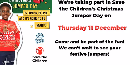 Christmas Jumper Day at Barnstaple Pannier Market