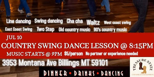 Friday Country Swing Dance Lesson & Country Dancing \ud83d\udc83 