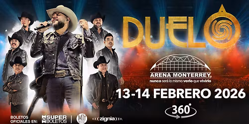 Grupo Duelo en Concierto 360\u00b0 en la Arena Monterrey 