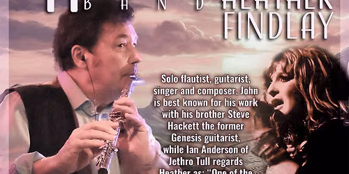 John Hackett Band with special guest Heather Finday at Barnoldswick Arts