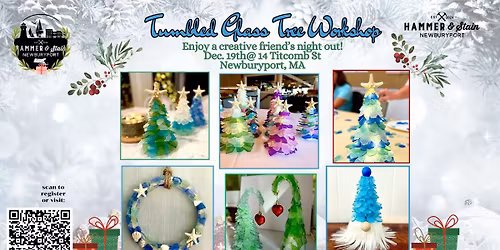 Tumbled Glass Tree & Wreath Workshop