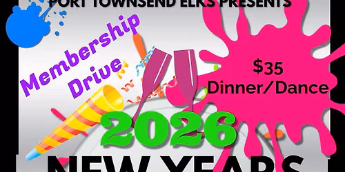 New Year\u2019s Eve Party with Kinda Nice Tho at Port Townsend Elks!
