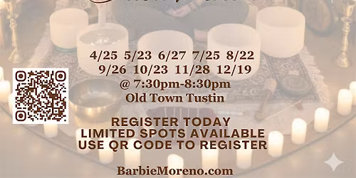 Copy of Monthly Restoration Soundbath and Reiki Healing