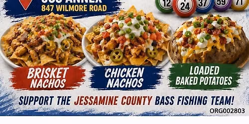 JCS Bingo hosted by Jessamine Bass Fishing 