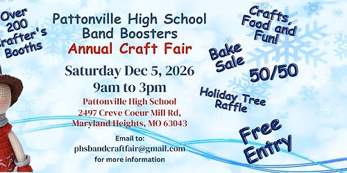 2026 Pattonville Band Boosters Annual Craft Fair