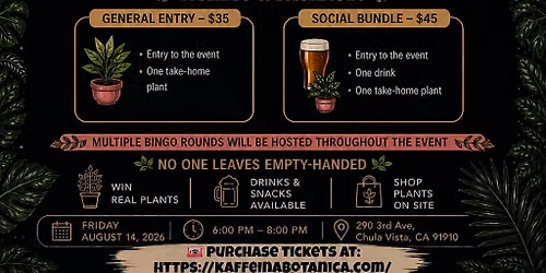 Plant Bingo @Balboa South Chula Vista