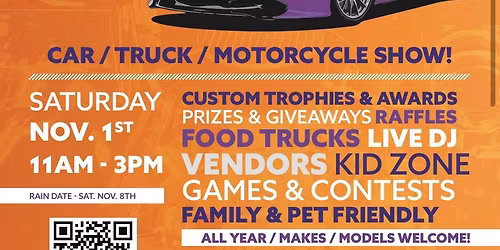 The 3rd Annual Fall Bash Auto Event