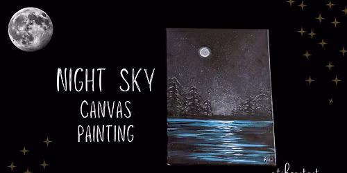 Night Sky on 11x14 Canvas