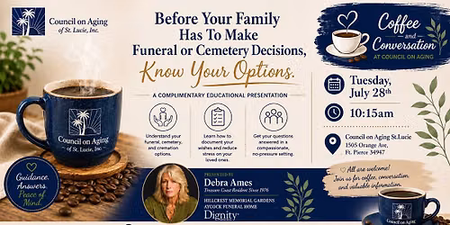 Coffee and Conversation: Know your Options