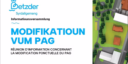 Modifikatioun vum PAG - Informatiounsversammlung