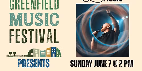Dusty Barrett at the 2026 Greenfield Music Festival