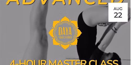 "Taste of Advanced" 4-Hour Masterclass