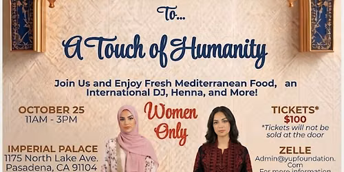 A TOUCH OF HUMANITY