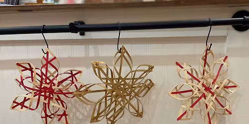 Weave Three Festive North Carolina Stars \ud83d\udcab