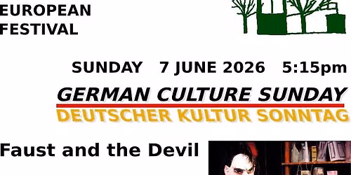 German Culture Sunday: Faust and the Devil