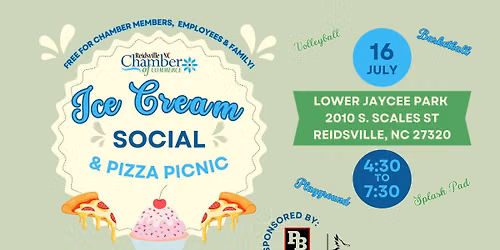 2026 Ice Cream Social & Pizza Picnic