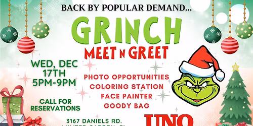 \ud83c\udf84\ud83d\udc9a BACK BY POPULAR DEMAND\u2026 THE GRINCH IS BACK AT UNO! \ud83d\udc9a\ud83c\udf84
