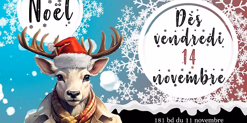 Ventes Sp\u00e9ciales de No\u00ebl - D\u00e8s le 14 Novembre !
