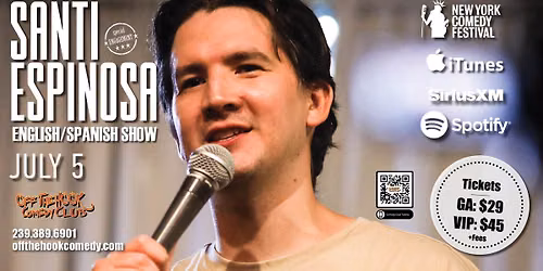 Santi Espinosa - ESPANGLISH (English\/Spanish Show) Live In Naples, Florida!