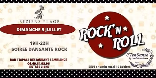 \u2600\ufe0f\u00c9T\u00c9 ROCK \u00e0 B\u00e9ziers plage by Carole\ud83c\udfa7