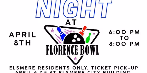 City of Elsmere Bowling Night at Florence Bowl
